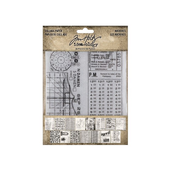Tim Holtz Collage Paper Archives (TH94366)