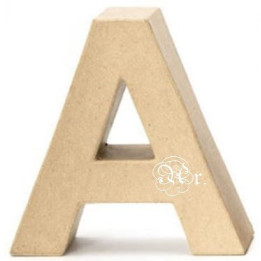 Papel Mache Letra A