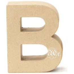 Papel Mache Letra B