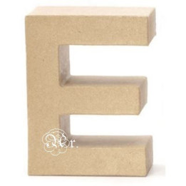 Papel Mache Letra E