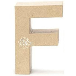 Papel Mache Letra F
