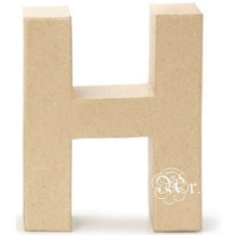 Papel Mache Letra H