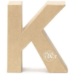 Papel Mache Letra K