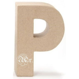 Papel Mache Letra P