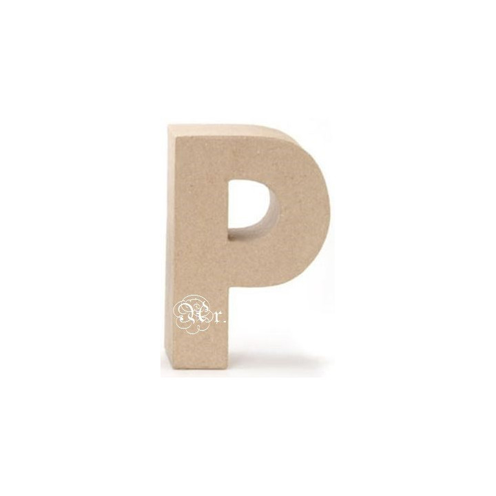 Papel Mache Letra P