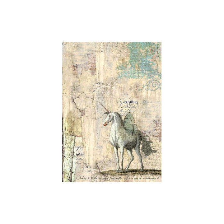 Papel arroz 4442 A4 Mannequin - Stamperia