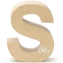 Papel Mache Letra S