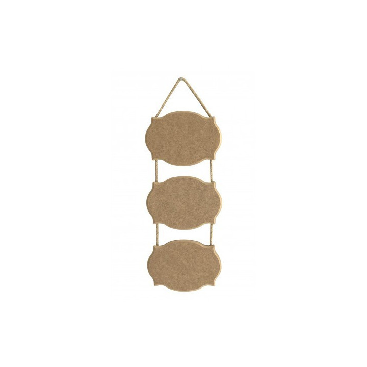 Colgador 3 carteles DM CADENCE 37x14.5cm