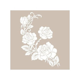 Stencil AS449 3 ROSAS