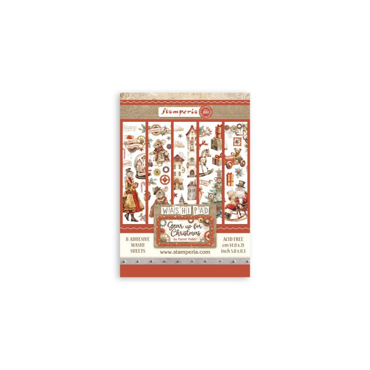 copy of Washi pad 8 hojas A5 Coffee and chocolate Stamperia