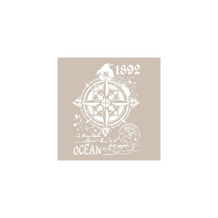 Stencil ROSA DE LOS VIENTOS