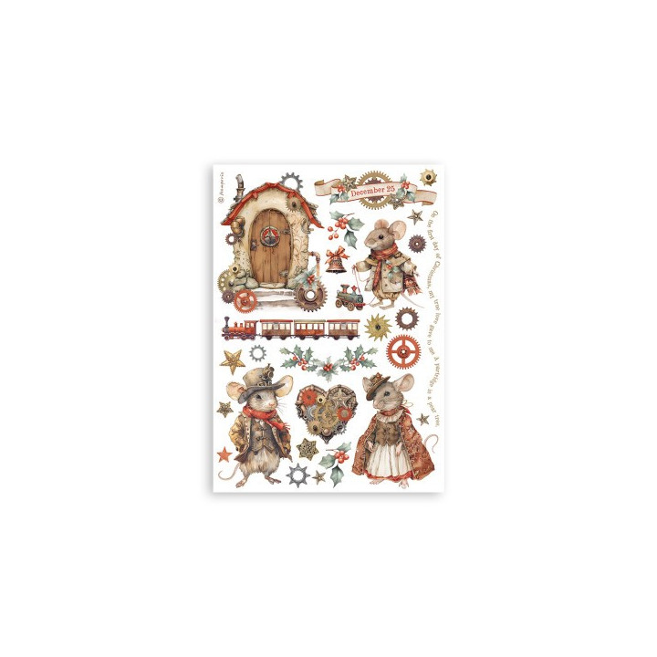 copy of Washi pad 8 hojas A5 Coffee and chocolate Stamperia