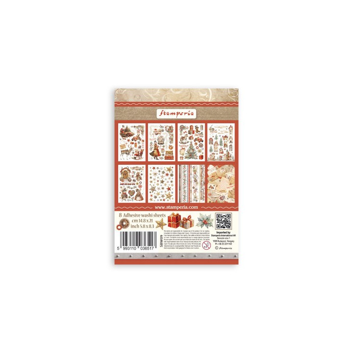 copy of Washi pad 8 hojas A5 Coffee and chocolate Stamperia
