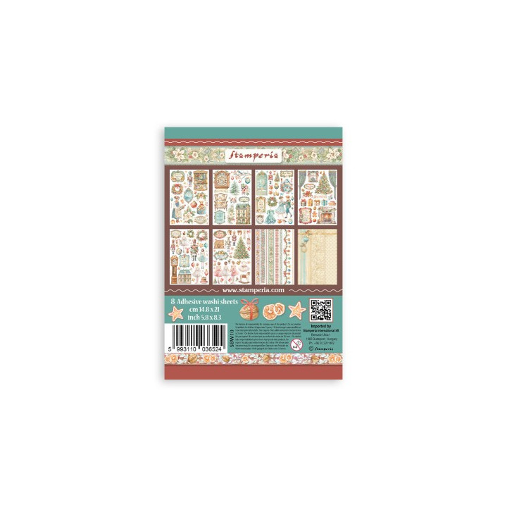 copy of Washi pad 8 hojas A5 Coffee and chocolate Stamperia