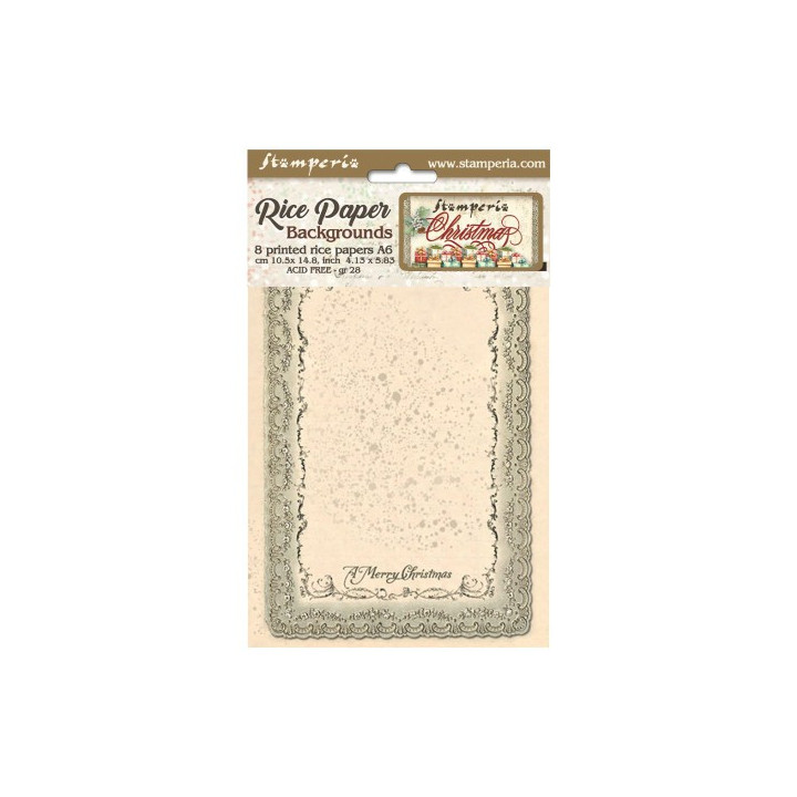 copy of Kit 6 Papeles arroz A-4 Coffee and chocolate Stamperia