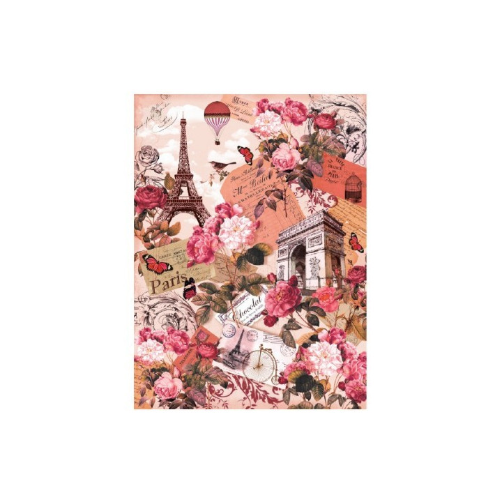 Papel De Arroz 369 PARÍS ROSA