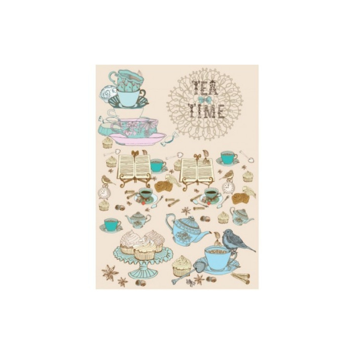 Papel De Arroz 065 TEA TIME