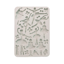 Stamperia Silicone mold A5 The Nutcracker ballet.-