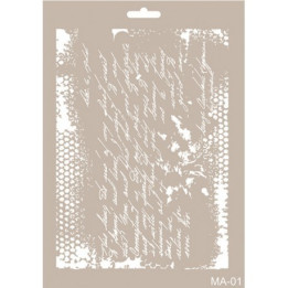 Stencil Mixed Media 001 TEXTO.**