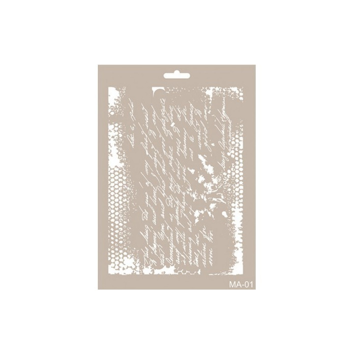 Stencil Mixed Media 001 TEXTO.**
