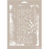 Stencil Mix Media Corazones 21x30 cm