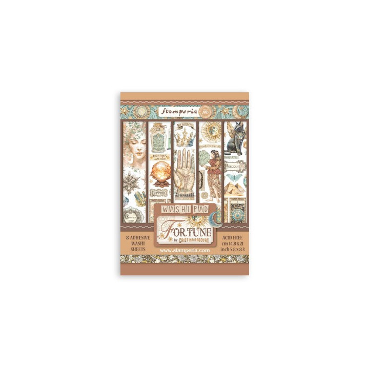 copy of Washi pad 8 hojas A5 Coffee and chocolate Stamperia