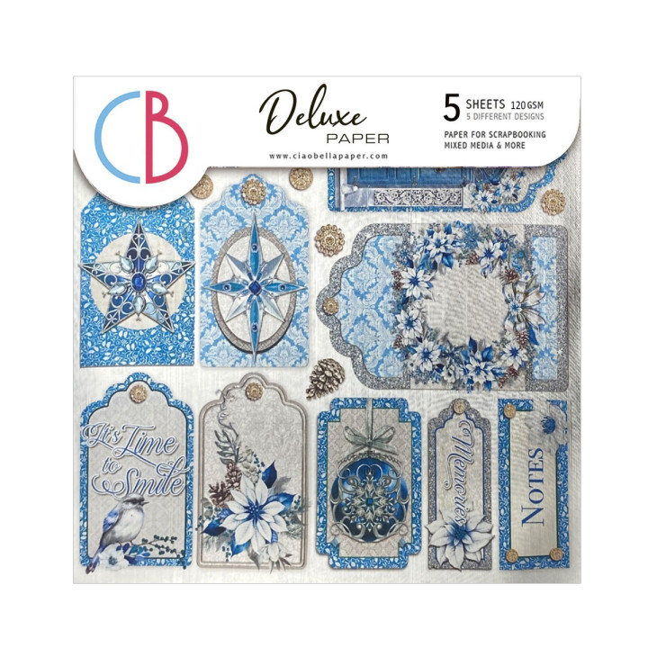 Deluxe Elegance of blue 6x6"***