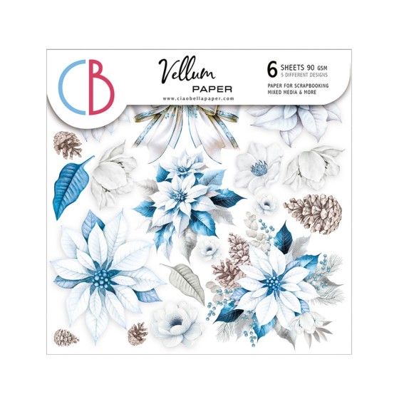 copy of Vellum Reing of grace Paper Patterns A4 6/Pkg