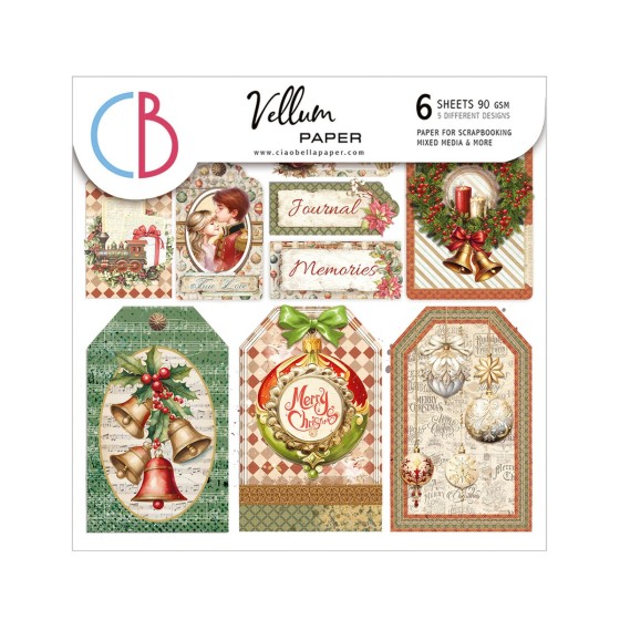 copy of Vellum Reing of grace Paper Patterns A4 6/Pkg