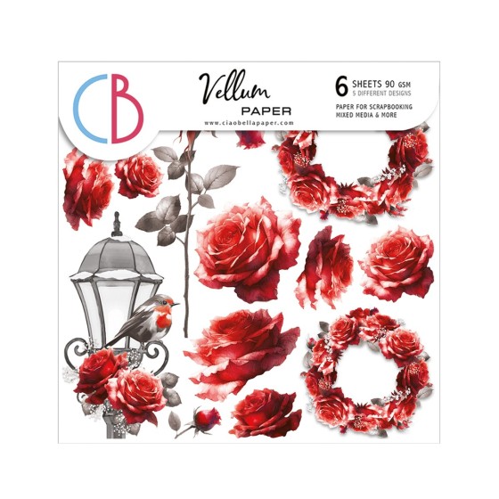 Vellum Paris Je t'aime Fussy Cut 6x6"