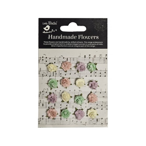 Little Birdie 16pc Beeded Micro Roses Fairy Garde