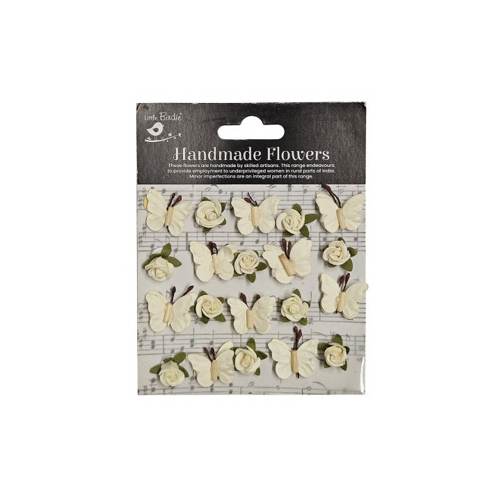 copy of LITTLE BIRDIE Embossed Daisies Artic Ice