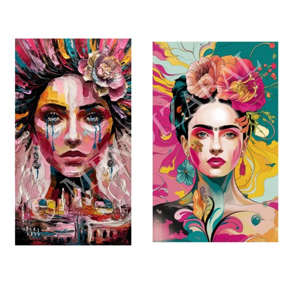 Transfer DTF Mujeres color