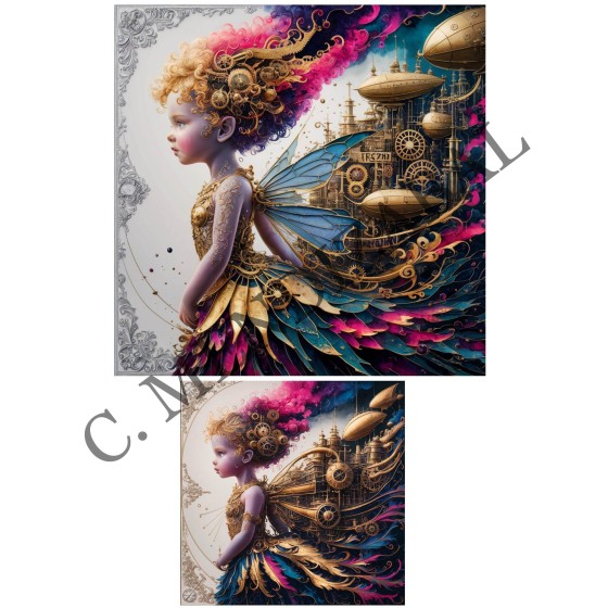 Transfer DTF Niña Alada-