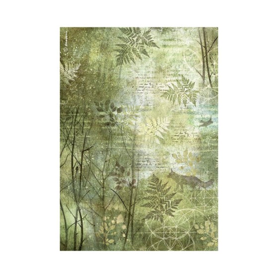 Papel de Arroz Forest Arboles Stamperia A-4