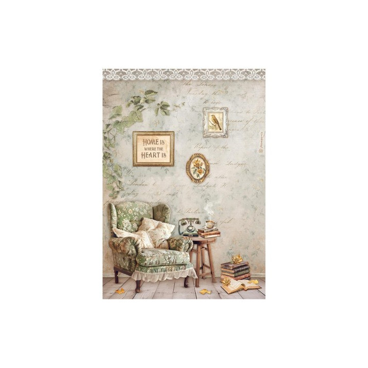 Papel arroz 4442 A4 Mannequin - Stamperia