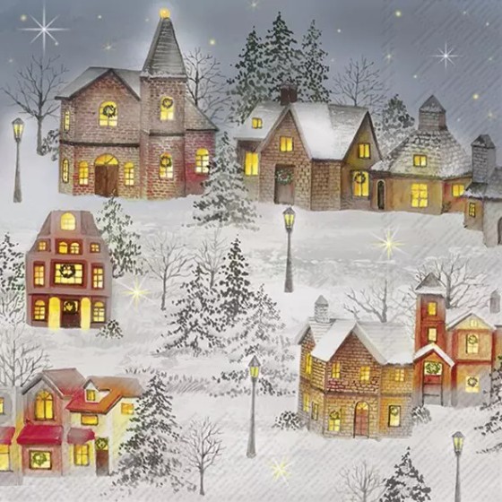 Servilletas 33x33 cm - FEELS LIKE CHRISTMAS-