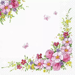 Servilletas 33x33 cm - Cute Flowers-