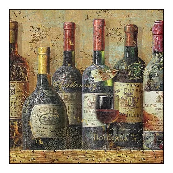 Servilletas 33x33 cm - Best wines-