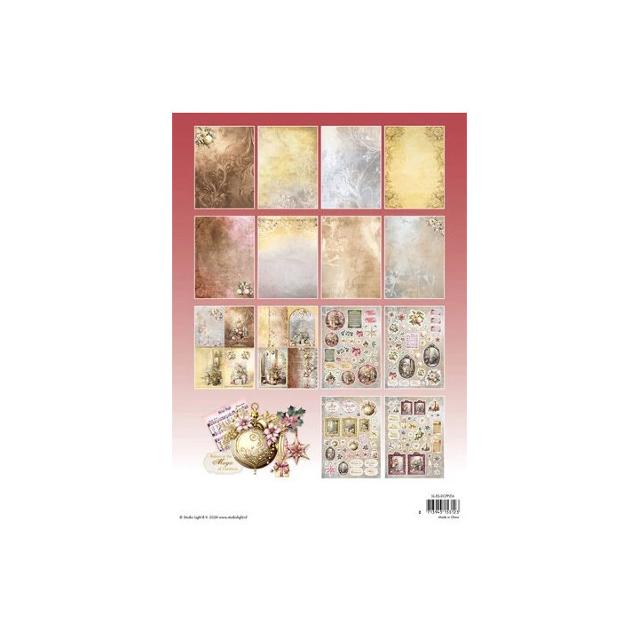 Romantic Christmas A4 Die-cut Designer Paper Pad (SL-ES-DCPP216)
