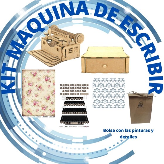 Kit MAQUINA DE ESCRIBIR