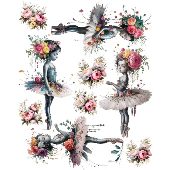 Transfer DTF C. MENDIZABAL Bailarinas-