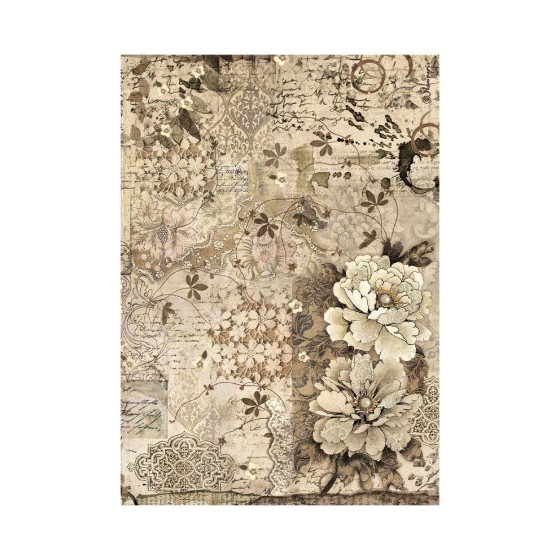 Papel de Arroz Old Lace Stamperia A-4