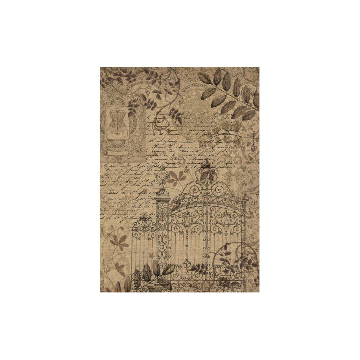 Papel arroz 4442 A4 Mannequin - Stamperia