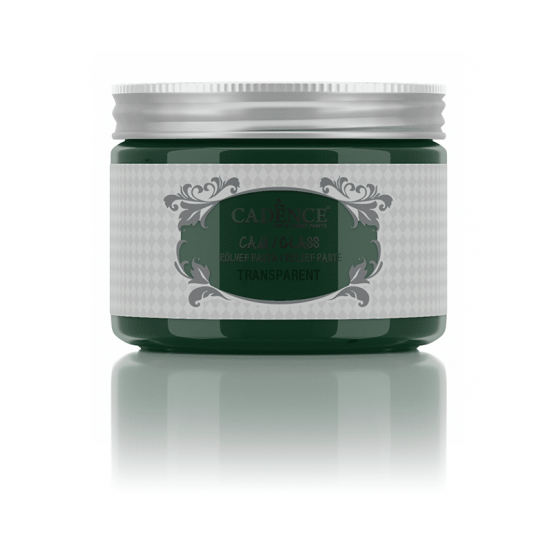 GLASS TRANSPARENT RELIEF Paste Green 150ml