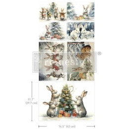 A3 Decoupage Fiber Pack - Bunny Wonderland (671518).