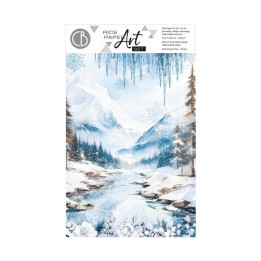 Rice Paper A5 Mixed WINTER WONDERLAND.