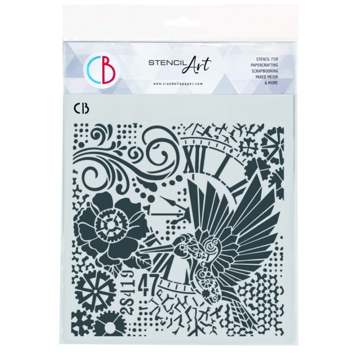 copy of Texture Stencil 8x8 Spring Fresh Flowers
