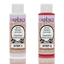 Transparent Spider Crackle RED 70+70ml