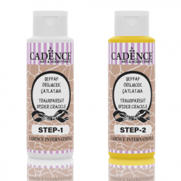 Transparent Spider Crackle YELLOW 70+70ml.*